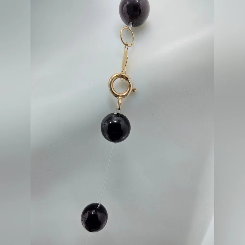 Vintage Floating Beaded Necklace - Picture 4 of 5